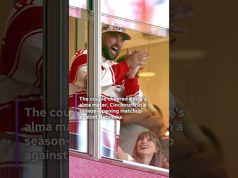 Swift, Kelce debut engagement (and ring) on football date night Shorts