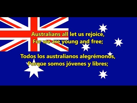 Himno nacional de Australia - Anthem of Australia (EN/ES letra)