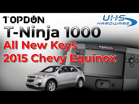 2015 Chevy Equinox Smart Key Programming using T-Ninja 1000 Programmer