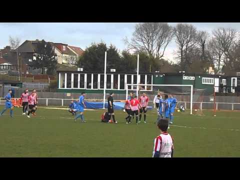 AFC Hornchurch 1-3 Harrow Borough.  Ryman Isthmian League Premier Division.  Sat28Mar2015