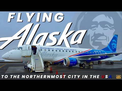 [4K] – Full Flight – Alaska Airlines – Embraer ERJ-175LR – ANC-BRW – N651QX – AS2085 – IFS 1080