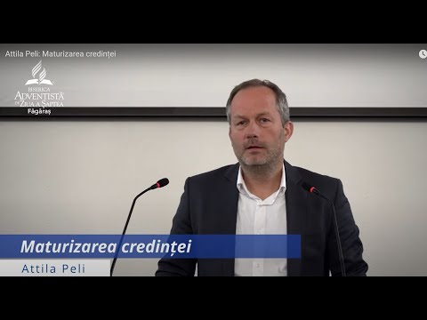Attila Peli: Maturizarea credinței