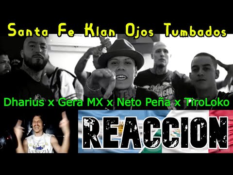 ARGENTINO REACCIONA A "Santa Fe Klan - Ojos Tumbados ft. Dharius x Gera MX x Neto Peña x TiroLoko"