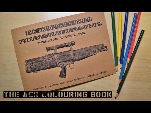 Introducing the Advanced Combat Rifle Colouring Book!
