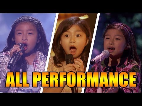 Celine Tam 9-Year-Old Singer America's Got Talent 2017 ALL Performances|GTF