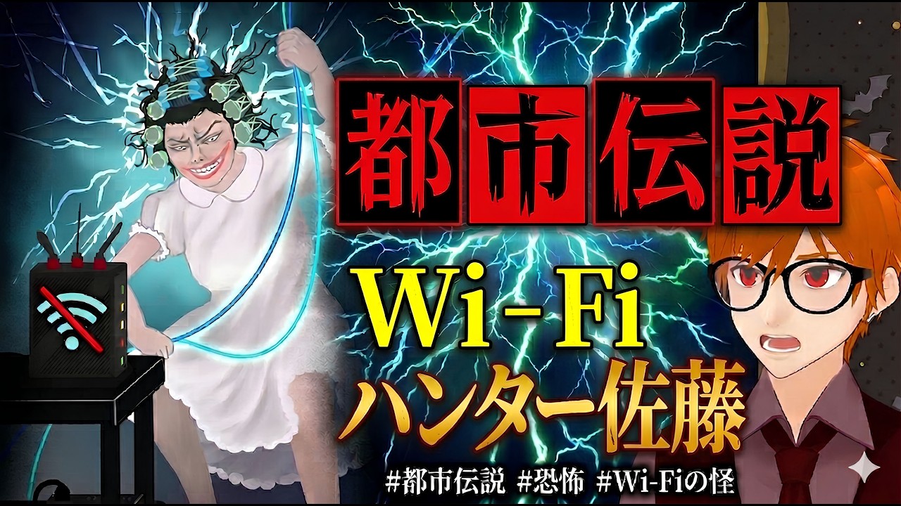 都市伝説💀「Wi-Fiハンター佐藤」ってなんだ！？👹鬼から電話