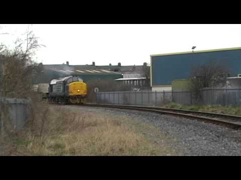 37667 Top'n'Tail 37194 6C51 Sellafield - Heysham flasks 17th March 2011