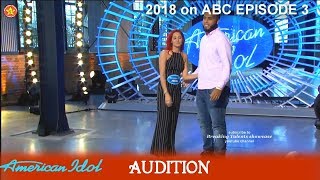 Crystal Alicea  she's  LIKABLE EMOTIONAL Lay Me Down  Audition American Idol 2018 Episode 3