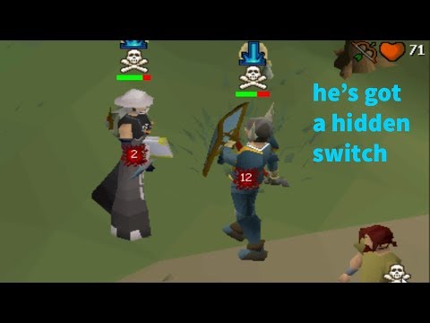 He tried pretending to be a noob (it didnt work)