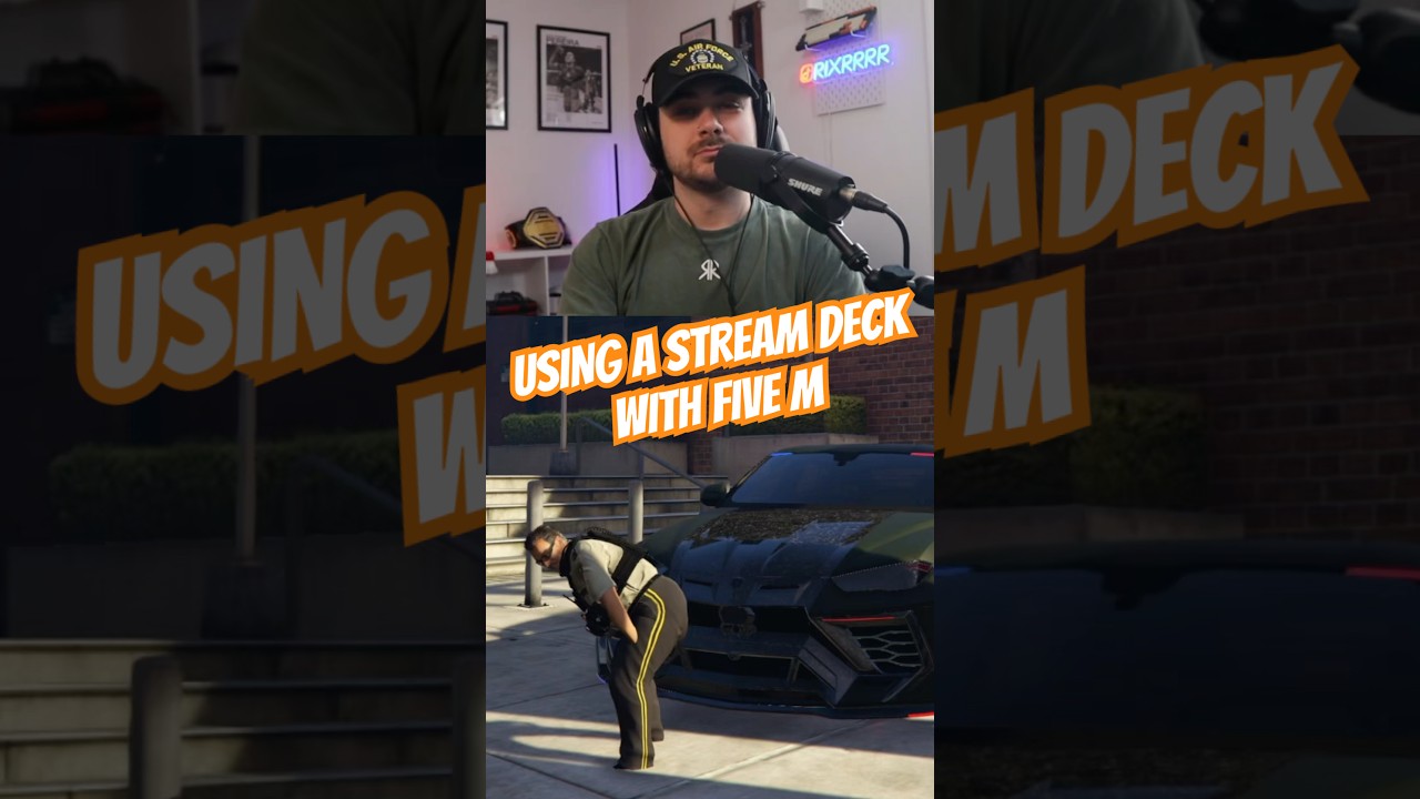 How to use your Stream Deck in GTA FiveM! #gtarp #fivem #streamdeck #pcstreamer