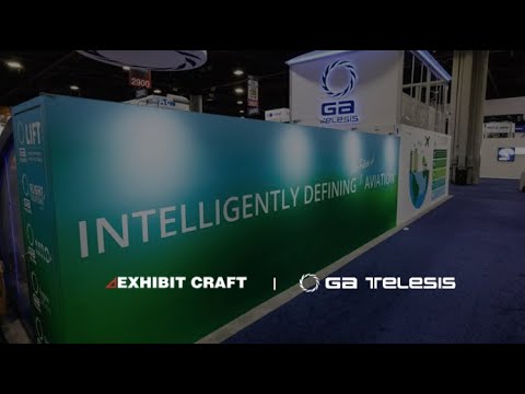 GA Telesis | Innovative Trade Show Booth Design by Exhibit Craft