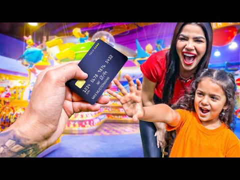 I gave my credit card to my little sisters and they spent it all!!