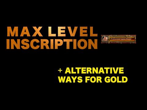 Reaching Inscription Max Skill Level + Alternatives to make GOLD