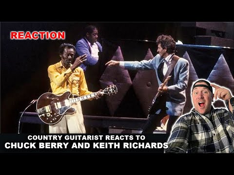 County Guitarist Reacts to Chuck Berry and Keith Richards, "Nadine"