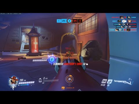 Overwatch Dafran Playing Ashe = Easy Win For Sure -Human Aimbot-