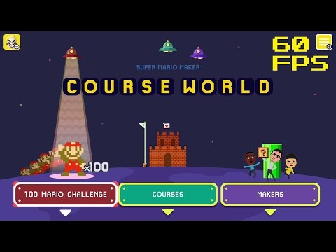 [60 FPS] 100 Mario Challenge (Easy) - Super Mario Maker