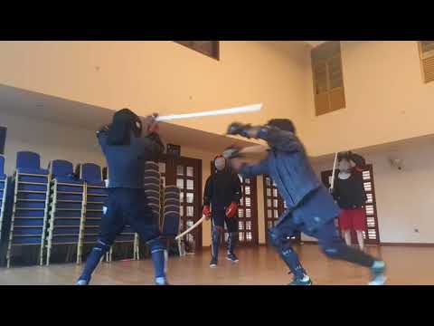 3 vs 1 montante/ greatsword sparring