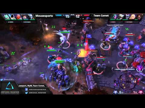 Arcana Heroes of The Storm Cup #1 | Groupa A | Mousesports VS Team Comet
