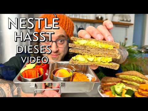 MEAL PREP - gesunde Brotzeit für Kinder / Schule / Arbeit / NESTLÉ hasst dieses Video