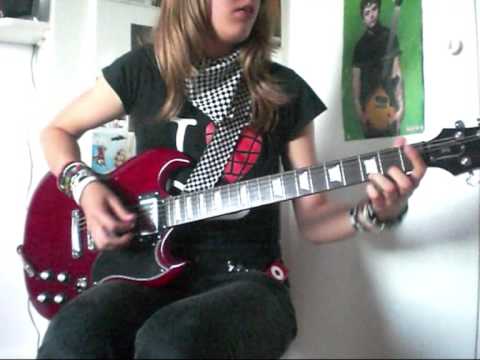 ☆ GREEN DAY - 21 GUNS - GUITAR COVER W/SOLO BY CHLOE ☆