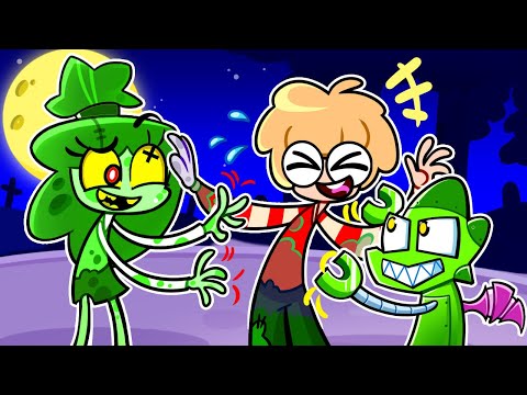 Zombie Family 🧟‍♀️🧟‍♂️ | Viv and Denny Stories 🙈 Cartoons for Kids!