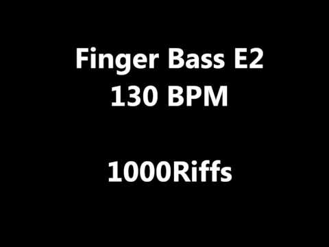 Finger Bass E2 Metronome : 130 BPM - Beats Per Minute