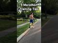 5 ESSENTIAL MARATHON TRAINING TIPS ‍ ️