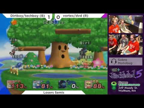 Blacklisted 5 Doubles LS - vortex/dvd (R) vs Dirtboy/Techboy (B)