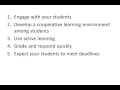 National Africa College Online High School Instructor Training Best Practices