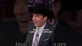 Do you see the resemblance? #clintblack #jimmyfallon #jimmyfallonshow #cowboy #cowboyhat