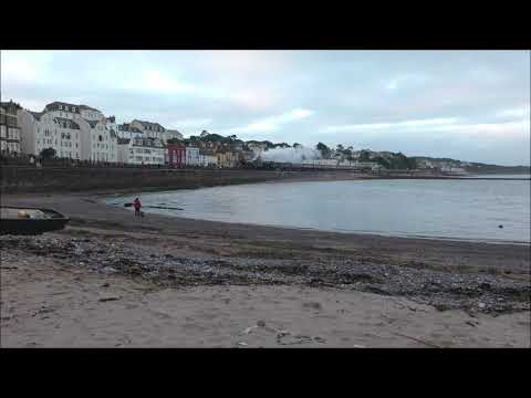 The Flying Scotsman & Black 5 no  44871 at Dawlish