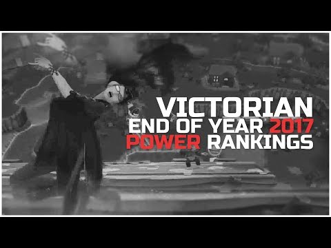 Victorian Smash 4 Power Rankings v12 - End of Year 2017