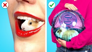 CRAZY WAYS TO SNEAK PETS INTO THE PLANE! Funny Situations & Best Sneaking DIY Ideas by Crafty Panda