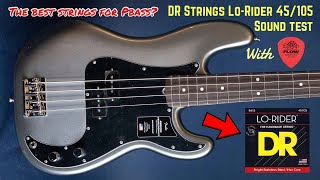 Video thumbnail for DR Strings Lo-Rider 45/105 - Sound Test with pick (performed with Fender Precision American Pro 2) by Davide Panetta