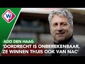 ADO-trainer Brood waakt voor onderschatting: 'Dordrecht is een onberekenbare ploeg'