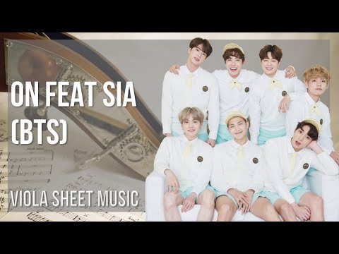 Viola Sheet Music: How to play ON feat Sia by BTS
