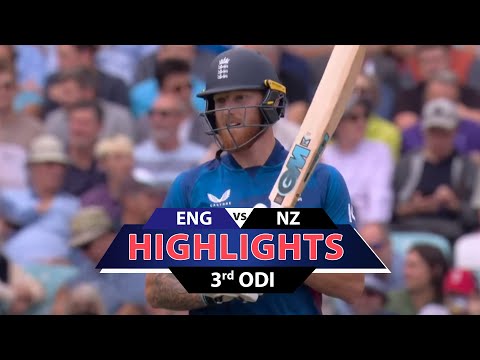 3rd ODI | Highlights | New Zealand Tour Of England | 13th September 2023