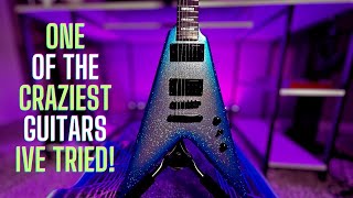 Video thumbnail for Amazing Flying V Style Guitar For Less Than $300 | Westcreek Cerberus by Austin West