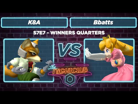 The Nightclub S7E7: Bbatts vs K8A - Winners Quarters SSBM
