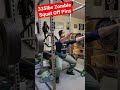 335lbs PIN Zombie Squat @ RPE Nothing