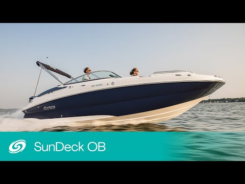 Hurricane SD235-DECK-BOAT-FULL-WINDSHIELD video