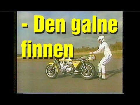 Omöjliga mc-stunt med Arto 1984! Sensational Stunt Rider Arto Nyquist Wheelies, BilTV med Perstad