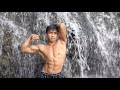 No edit Muscle Flexing 🔥 Rosario Falls Batangas 🔥