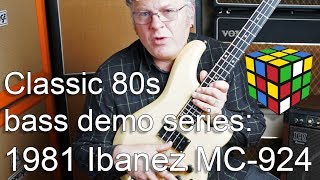 Video thumbnail for 1981 Ibanez Musician MC-924 active bass in polar white - demo/review by Scott Whitley by Scott Whitley Bass Lessons