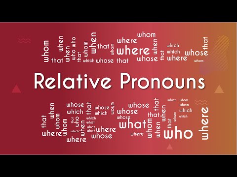 Relative Pronouns - Brasil Escola