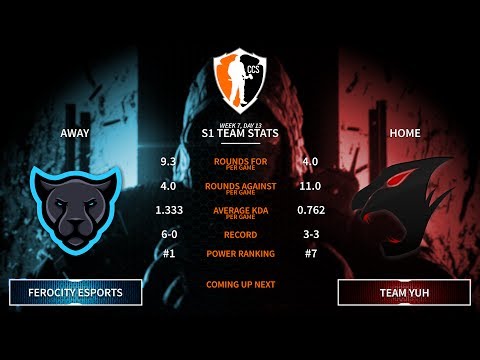NA/PC Invite League - Week 7, Day 13 - Ferocity eSports Vs. Team Yuh