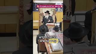 📜 כל אחד יכול להיות משבט לוי!  📜 מסר לפרשת במדבר מאת רבי שאול אלתר ☀️🌍 #גור #שבועות #רבי_שאול_אלתר