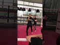 12yr Tiah Ayton Hitting Pads With SPARBAR Team M8 15yrs Pheobe Cummiski