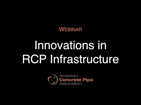 ACPA Webinar - Innovations in RCP Infrastructure