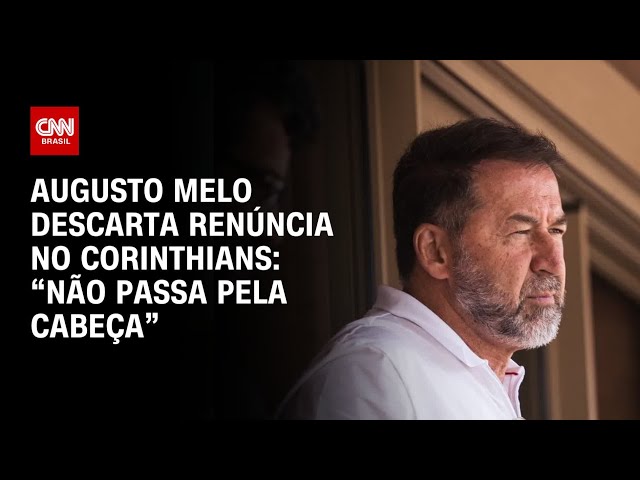 Presidente do Corinthians diz que não renunciará após indiciamento pela Polícia Civil | CNN 360º